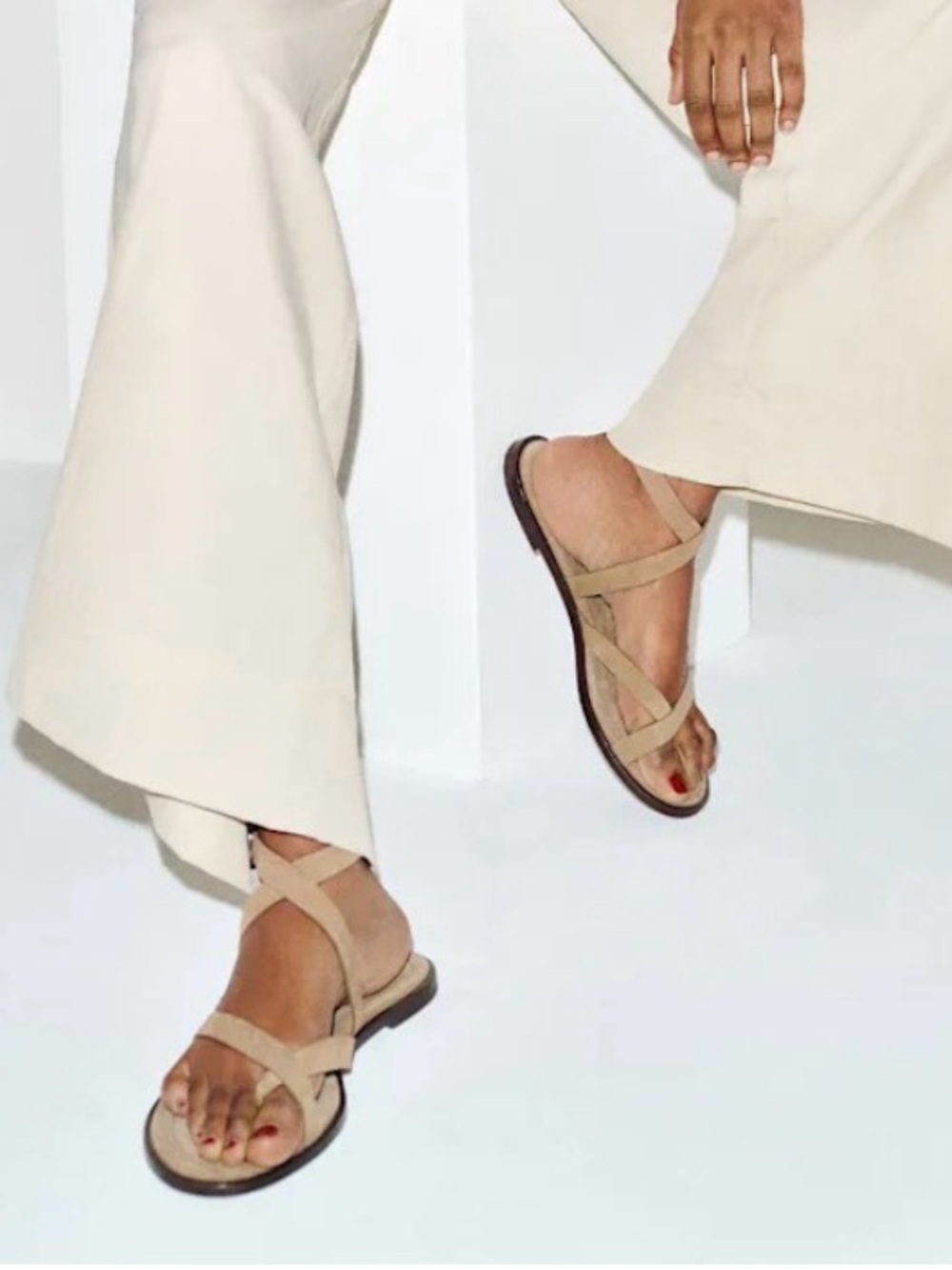 Reformation Jane Farro Suede Sandal 6